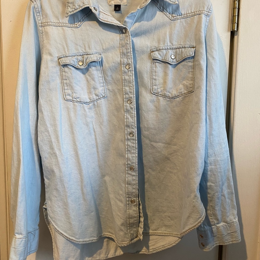 Jean Button Down
